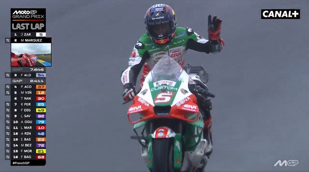 Zarco victorieux avec près de 20s au Grand Prix de France MotoGP, une première pour un français depuis 71 ans