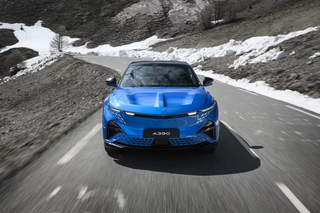 Alpine A390 GTS de face route