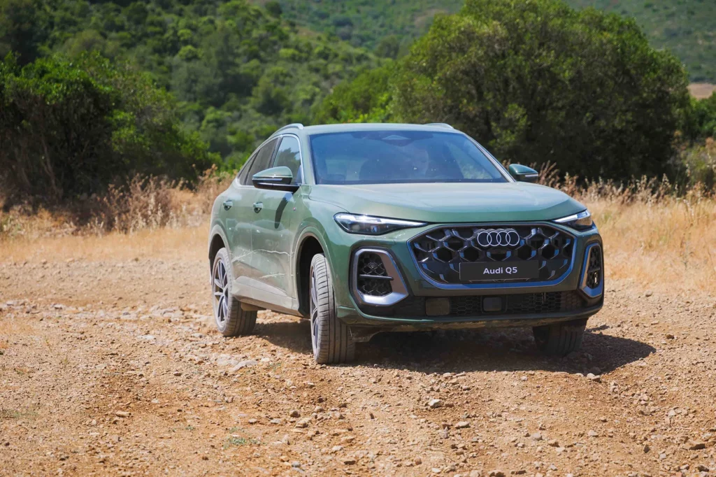 essai Audi Q5 TDI Hybride 2025 off-road