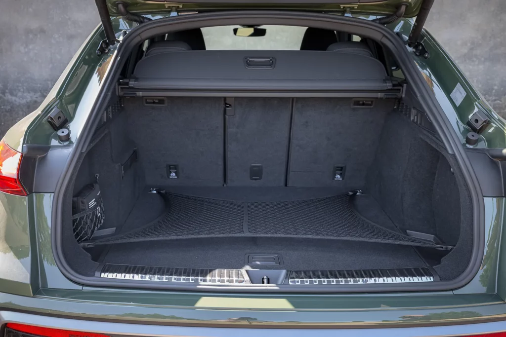 essai Audi Q5 TDI Hybride 2025 coffre 