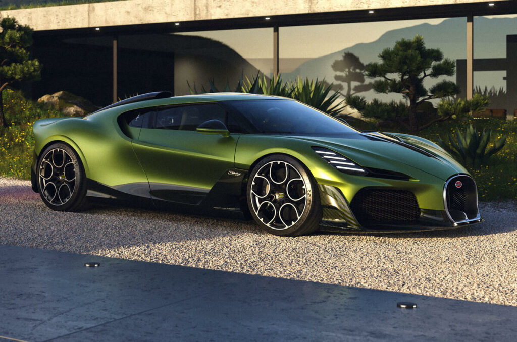 Bugatti Brouillard W16 1600 ch profil