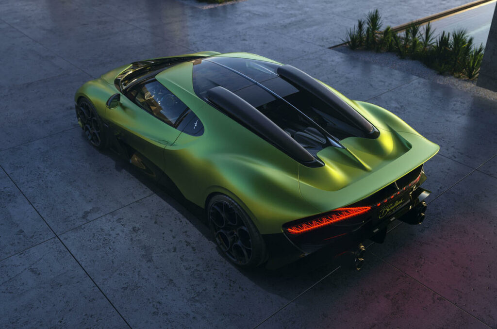 Bugatti Brouillard W16 1600 ch vue du dessus