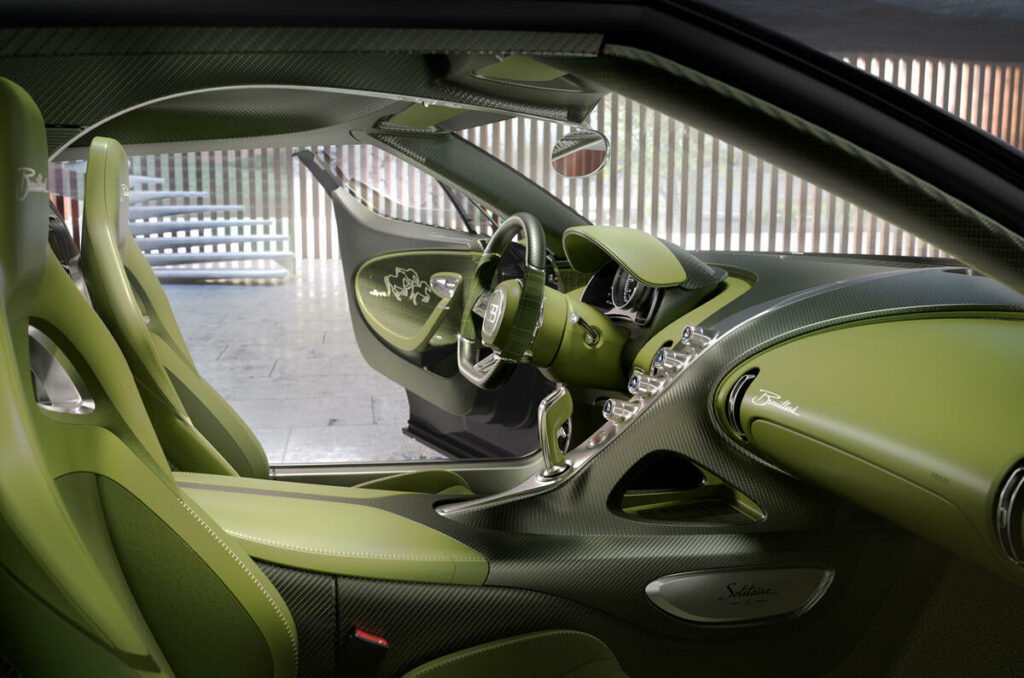 Bugatti Brouillard W16 1600 ch habitacle