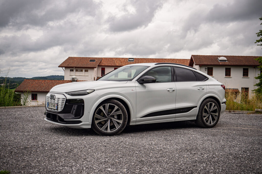 Essai Q6 Sportback e-tron Performance trois quart face