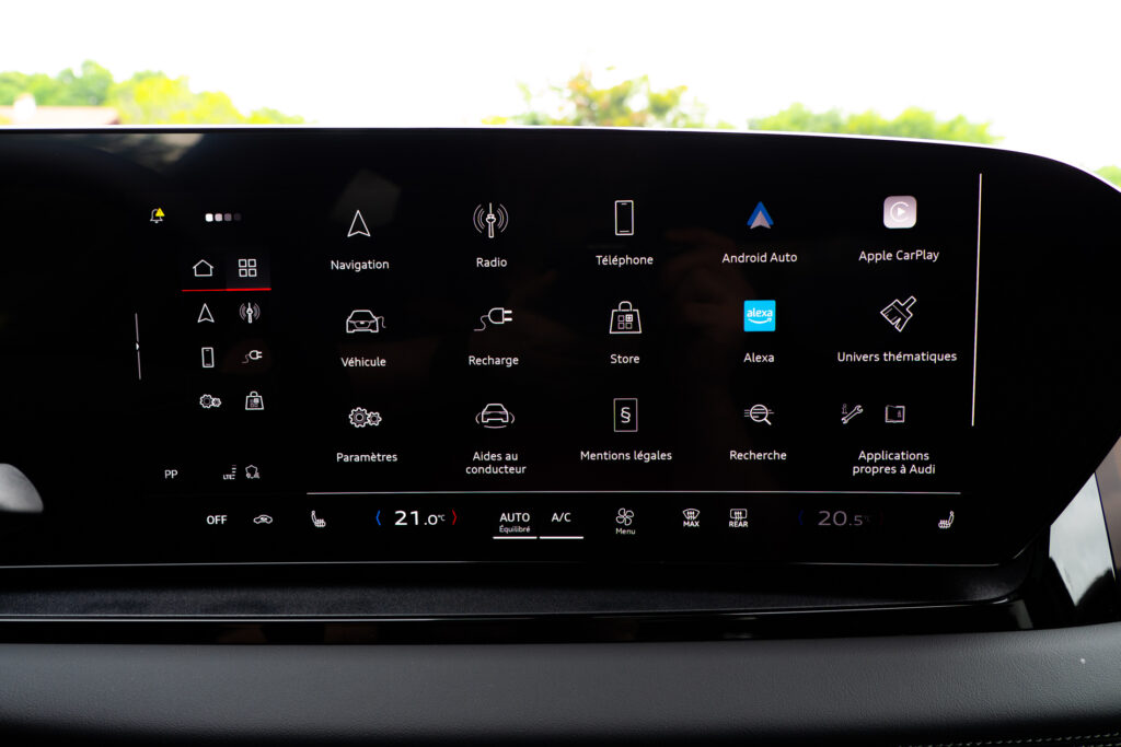 Essai Q6 Sportback e-tron Performance multimedia