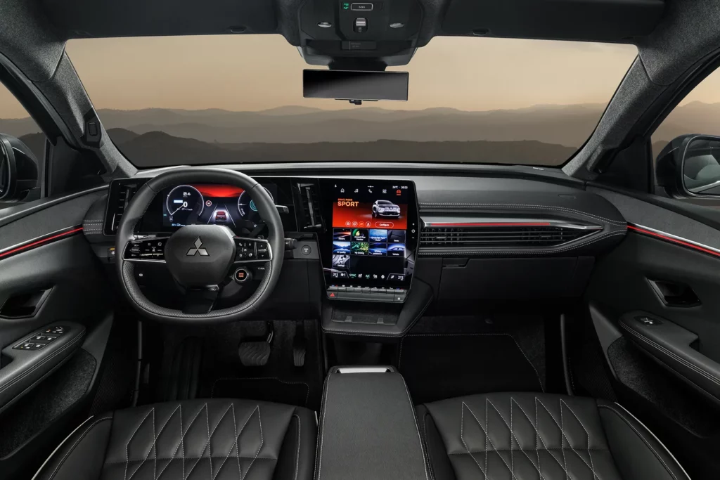 Mitsubishi Eclipse Cross électrique habitacle poste de conduite