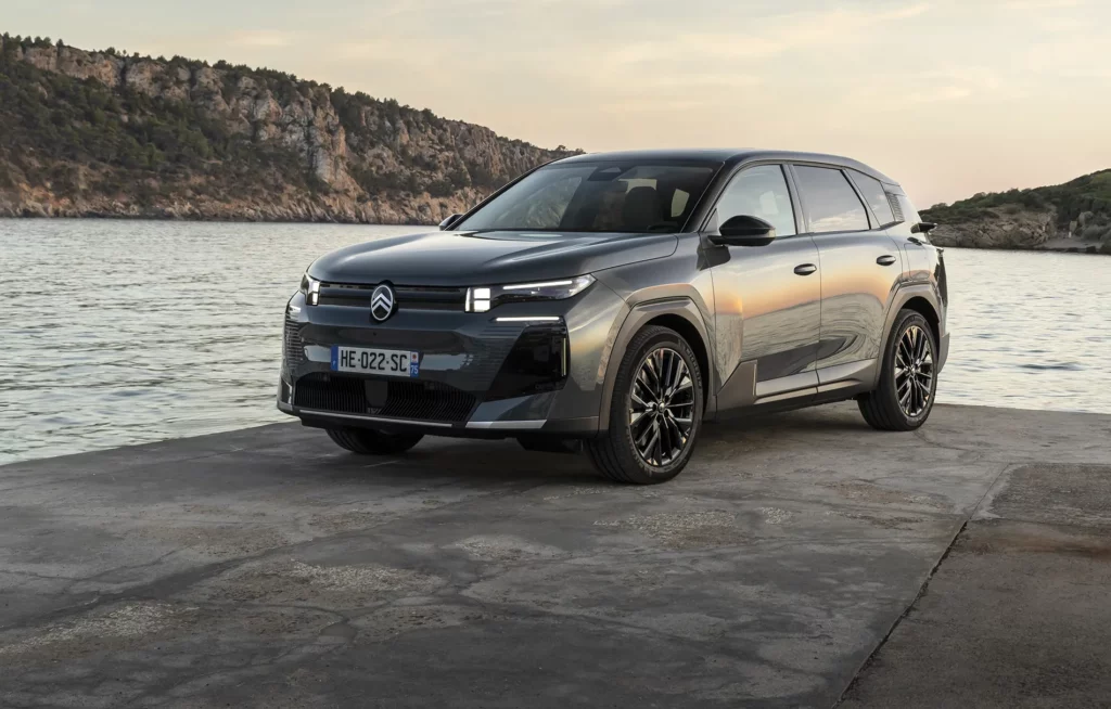 Essai c5 aircross électrique soleil couchant