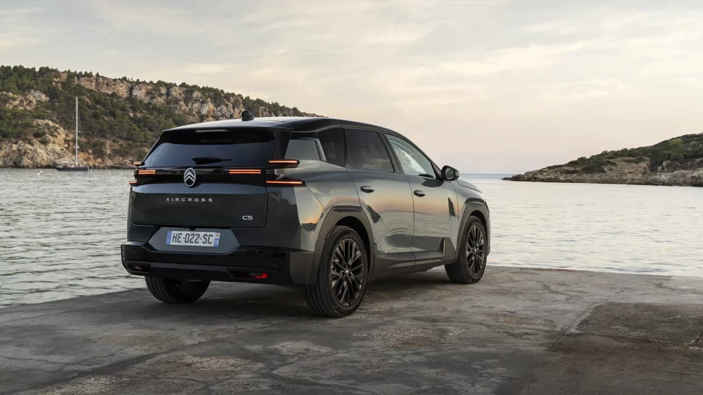 Essai c5 aircross électrique, Citroën ë-C5 Aircross vue arrière