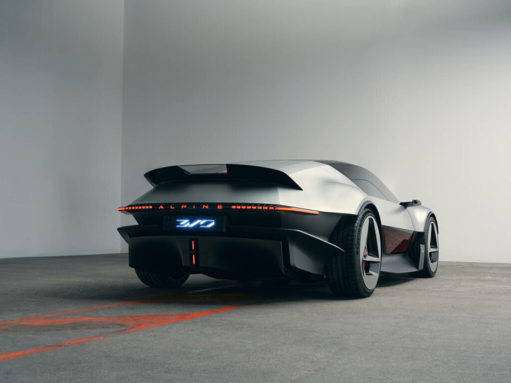 Alpine A310 Vision trois quart arrière